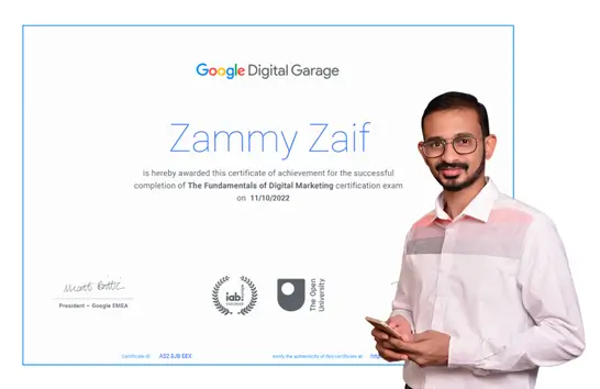 Google certified SEO Expert in India