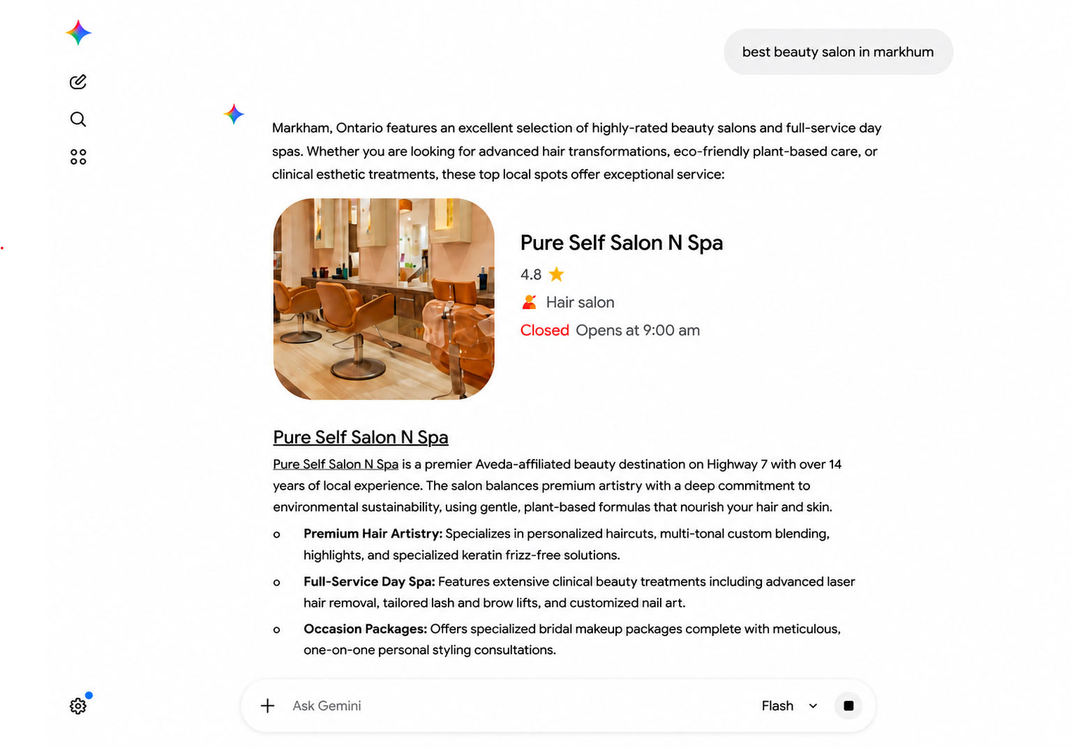 Client result 1 - AI & Google Search ranking improvement